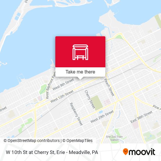 Mapa de W 10th St at Cherry St