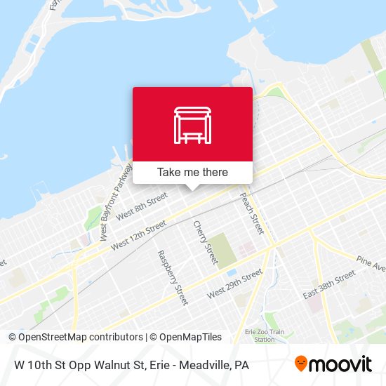 Mapa de W 10th St Opp Walnut St