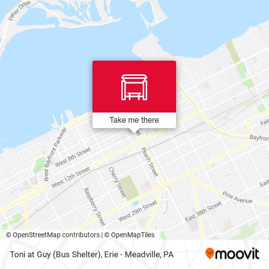 Mapa de Toni at Guy (Bus Shelter)