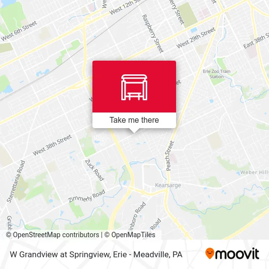 W Grandview at Springview map