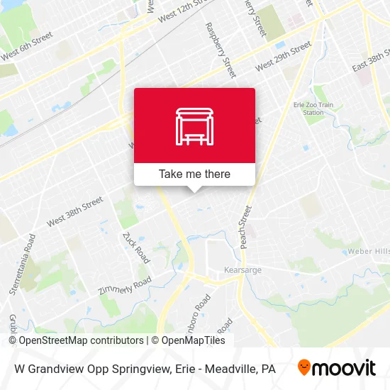 W Grandview Opp Springview map