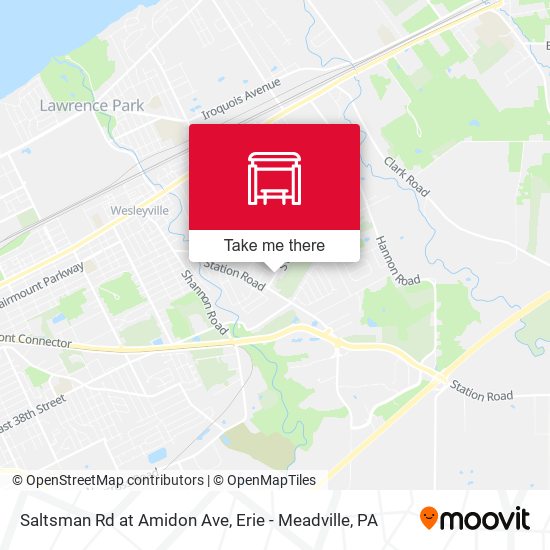 Saltsman Rd at Amidon Ave map