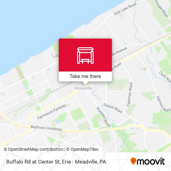 Buffalo Rd at Center St map