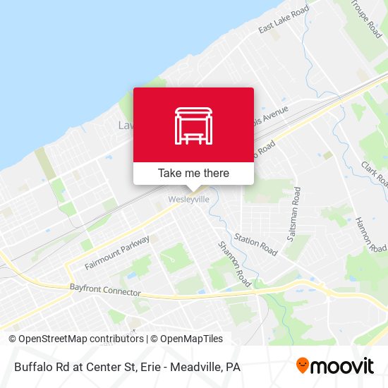 Mapa de Buffalo Rd at Center St