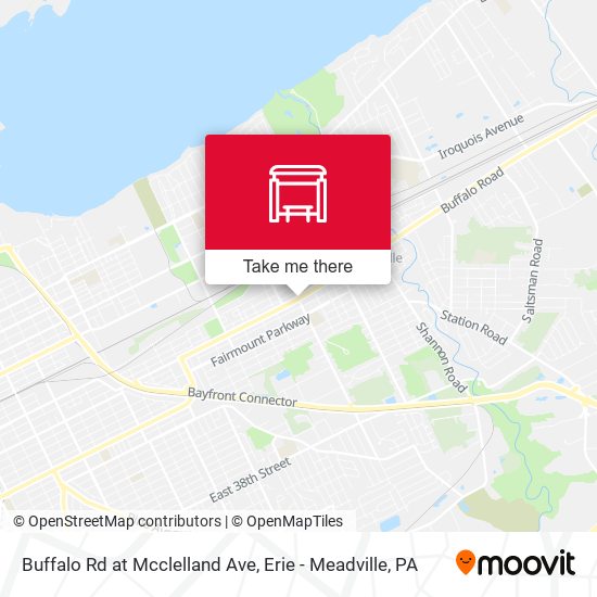 Buffalo Rd at Mcclelland Ave map