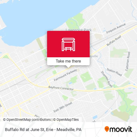 Buffalo Rd at June St map
