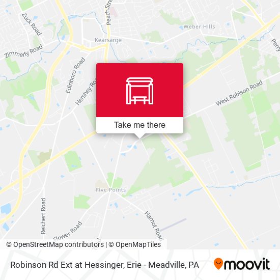 Robinson Rd Ext at Hessinger map
