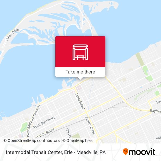 Mapa de Intermodal Transit Center