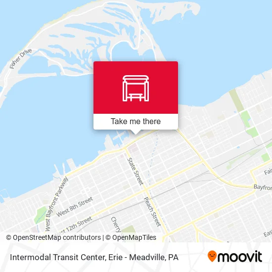 Intermodal Transit Center map