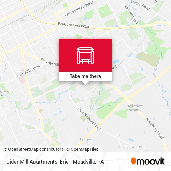Mapa de Cider Mill Apartments