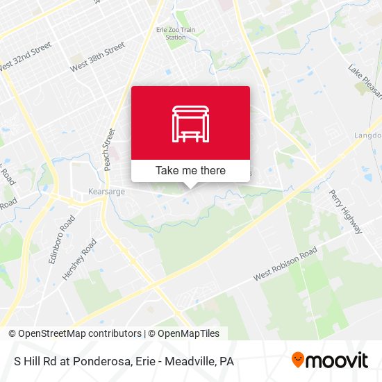 S Hill Rd at Ponderosa map
