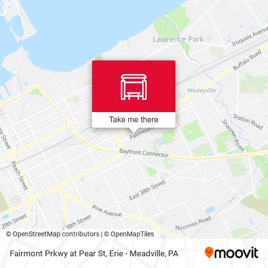 Mapa de Fairmont Prkwy at Pear St
