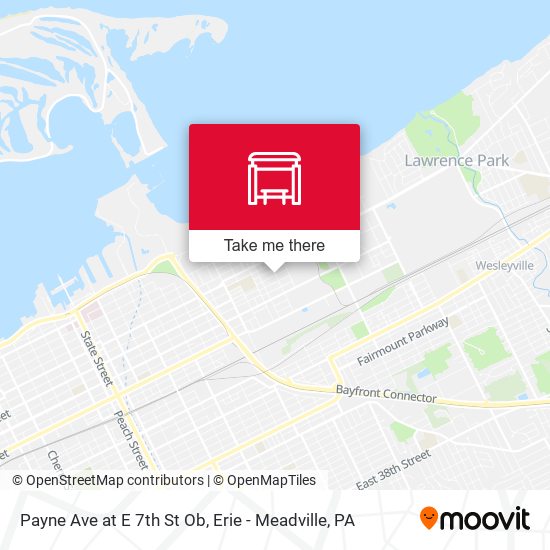 Mapa de Payne Ave at E 7th St Ob
