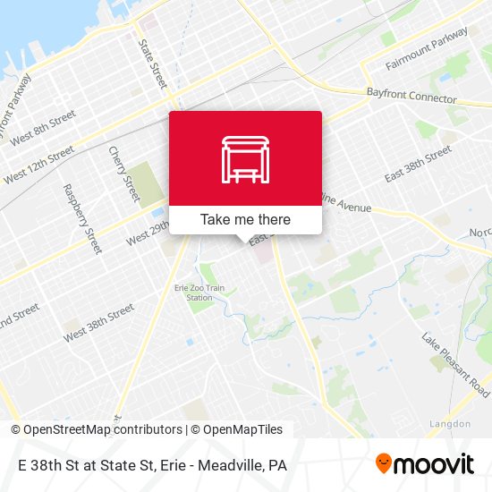 Mapa de E 38th St at State St
