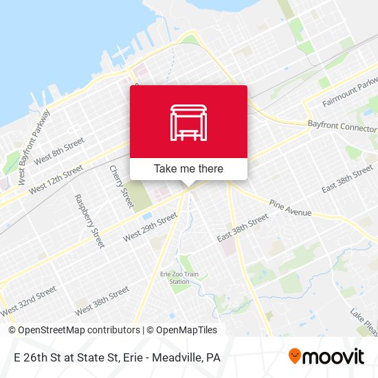 Mapa de E 26th St at State St