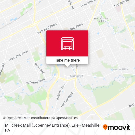 Millcreek Mall (Jcpenney Entrance) map