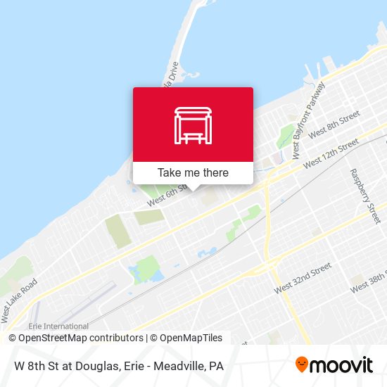 Mapa de W 8th St at Douglas