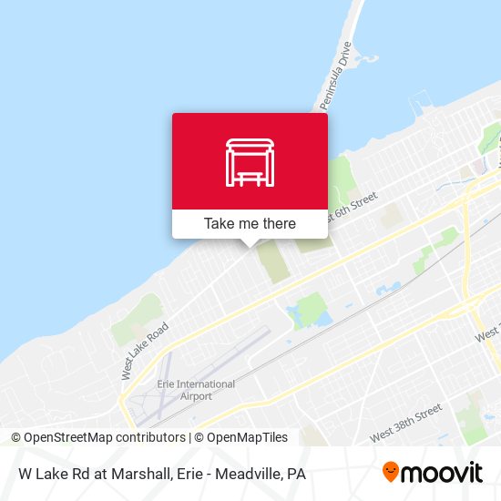W Lake Rd at Marshall map