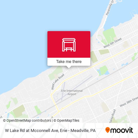 Mapa de W Lake Rd at Mcconnell Ave