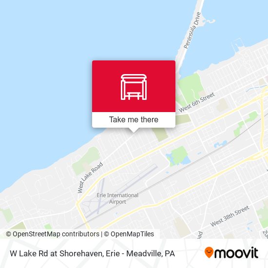 W Lake Rd at Shorehaven map
