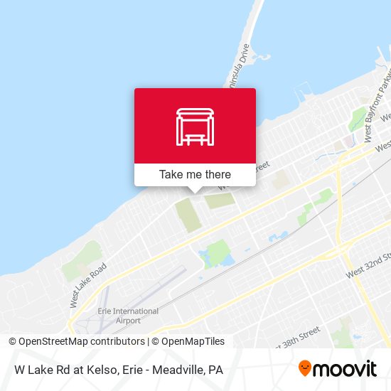 W Lake Rd at Kelso map
