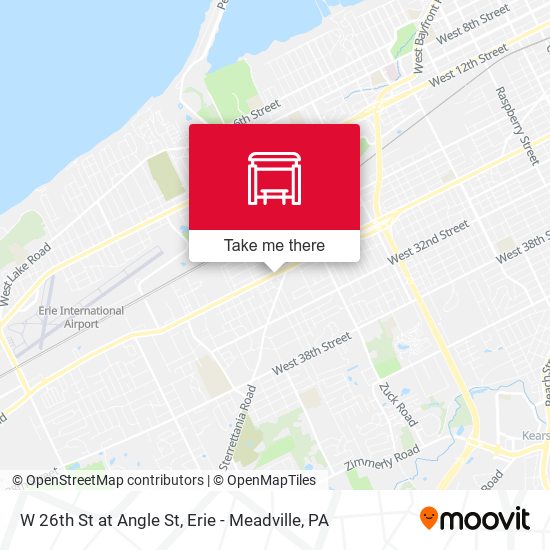 Mapa de W 26th St at Angle St