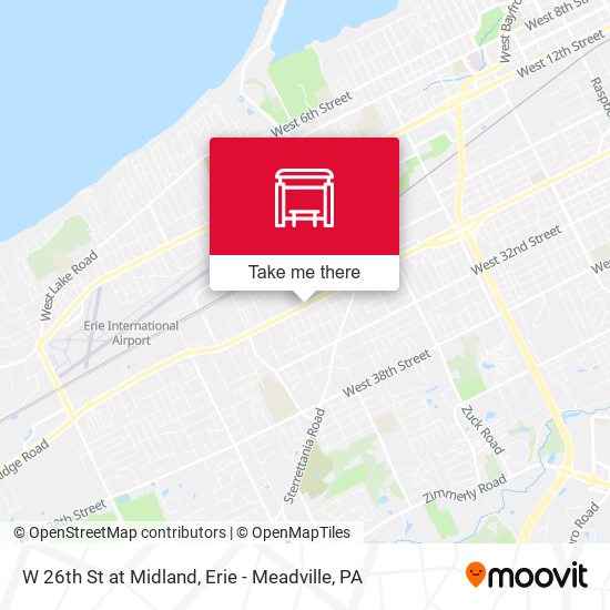 Mapa de W 26th St at Midland
