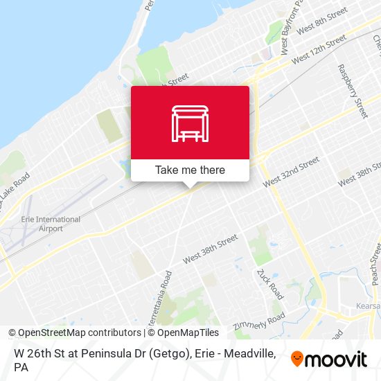 Mapa de W 26th St at Peninsula Dr (Getgo)