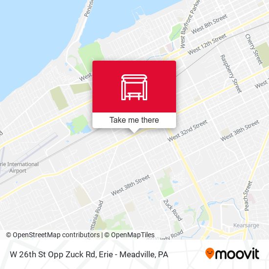 W 26th St Opp Zuck Rd map