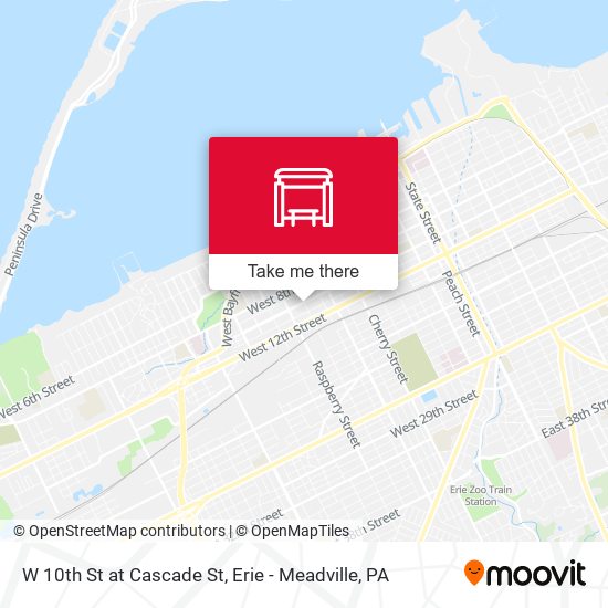 Mapa de W 10th St at Cascade St