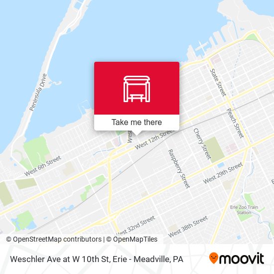 Mapa de Weschler Ave at W 10th St