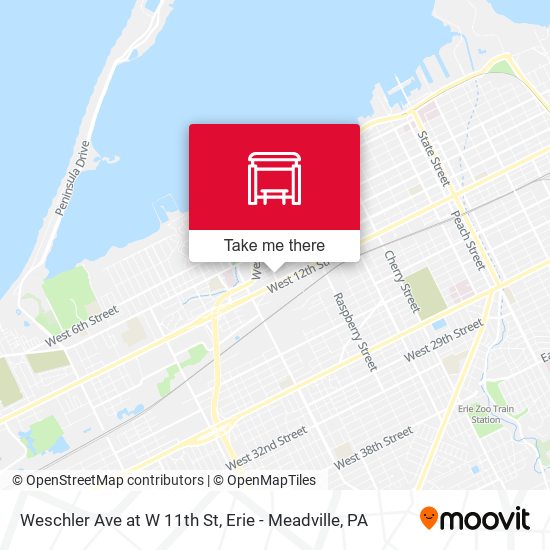 Weschler Ave at W 11th St map