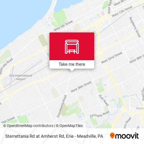 Sterrettania Rd at Amherst Rd map