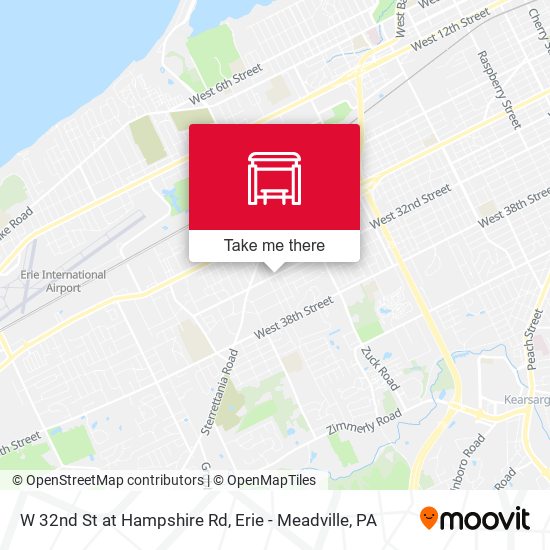 W 32nd St at Hampshire Rd map