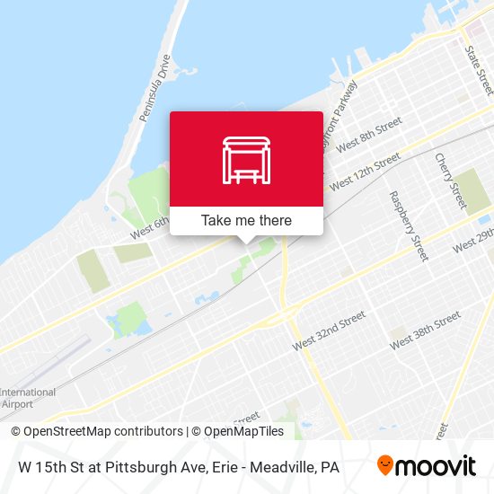Mapa de W 15th St at Pittsburgh Ave