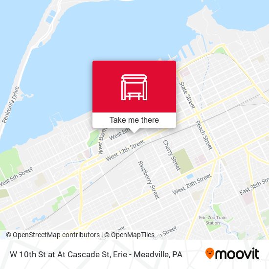 Mapa de W 10th St at At Cascade St