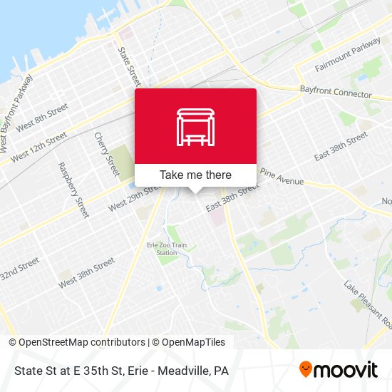 Mapa de State St at E 35th St