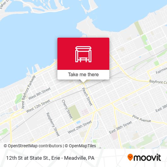 12th St at State St. map
