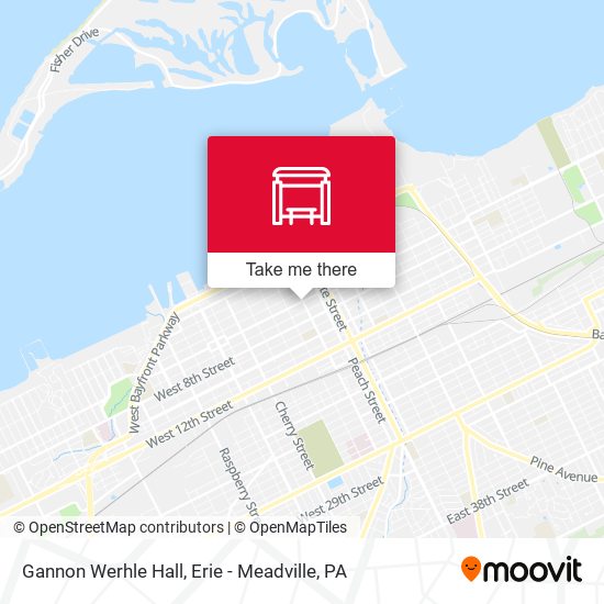 Mapa de Gannon Werhle Hall