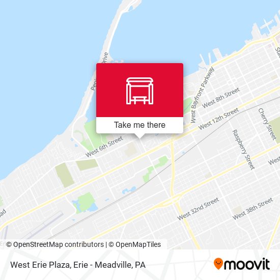 West Erie Plaza map