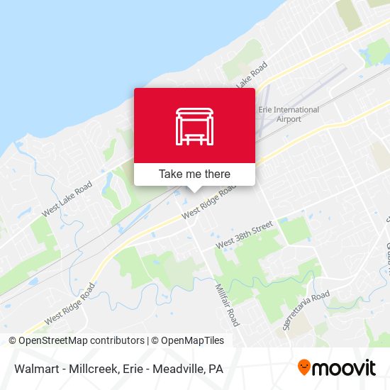 Walmart - Millcreek map