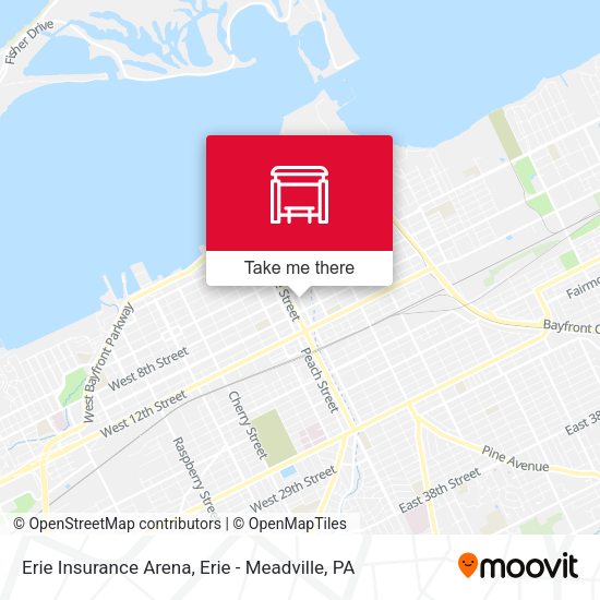Erie Insurance Arena map