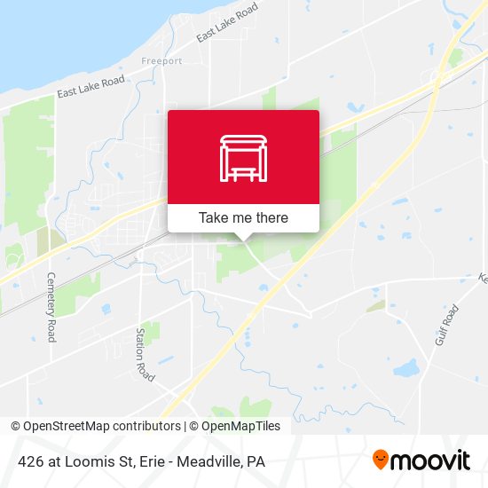 426 at Loomis St map