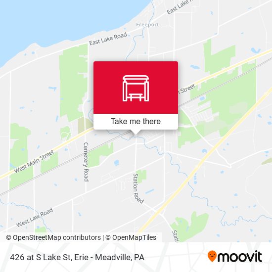 Mapa de 426 at S Lake St