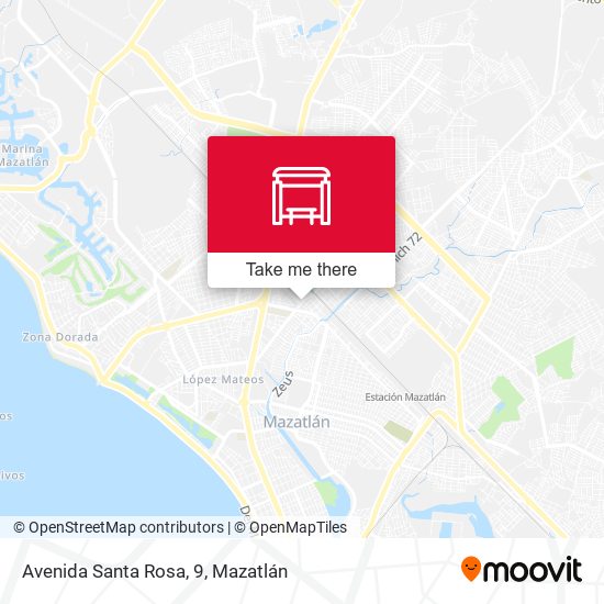 Mapa de Avenida Santa Rosa, 9