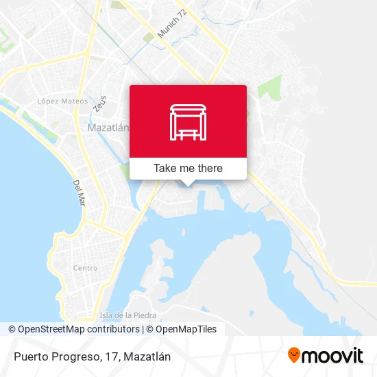 Mapa de Puerto Progreso, 17