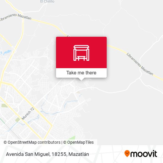 Mapa de Avenida San Miguel, 18255