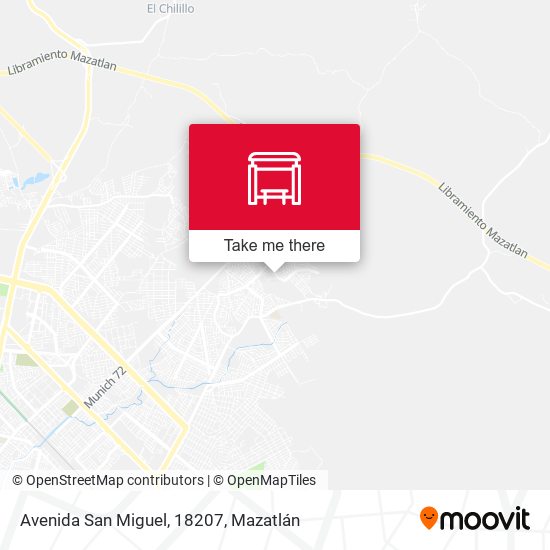 Avenida San Miguel, 18207 map