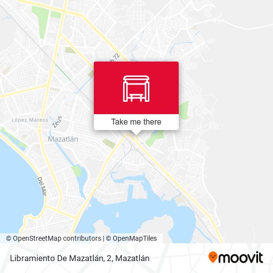 Libramiento De Mazatlán, 2 map