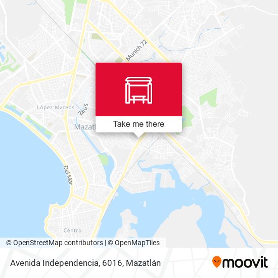 Mapa de Avenida Independencia, 6016